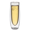 Double Walled Stemless Champagne Glasses 6oz / 160ml