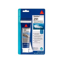 SIKA Sikaflex®-291 Marine Boat Sealant - Elastic, Vibration-Resistant Joint Sealant for Wood, Metal, Plastic & Ceramic | NSF Listed, Low Odor, Over-Paintable, Sandable, 3 fl. oz Tube