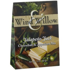 Wind & Willow Jalapeno Jack Cheeseball & Appetizer Mix, 1.2-Ounce Boxes (Pack of 3)