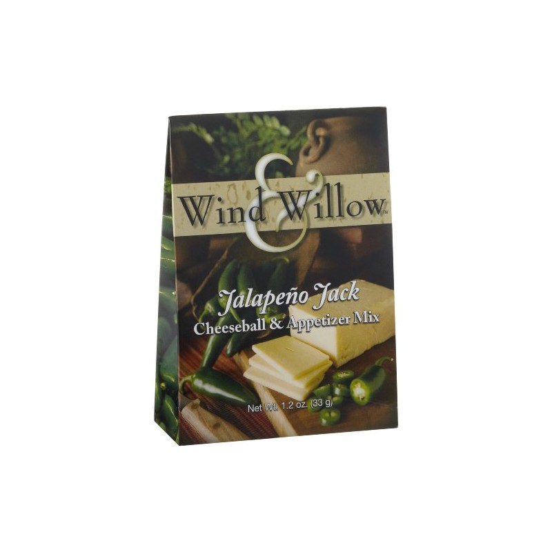 Wind & Willow Jalapeno Jack Cheeseball & Appetizer Mix, 1.2-Ounce
