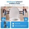 Eazy Advance Toilet Frame for Elderly & Disabled, Height Adjustable