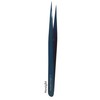 Alluring TITANIUM BLUE Tweezers for Eyelash Extension for Volume Lashes