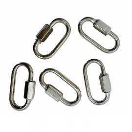 Unbranded Quick Link Shackle Boat WLL 250 Lbs 5 Pc 5/32 Inch Marine 316 Stainless Steel