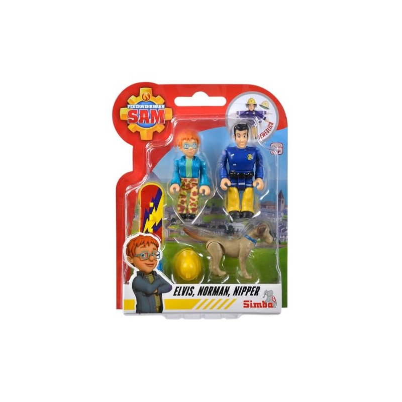 Elvis, Norman, Nipper | Game Figure Set | Fireman Sam