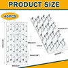 Shimeyao 40 Pcs 2x4 Inch Pronged Truss Mending Plates Galvanized