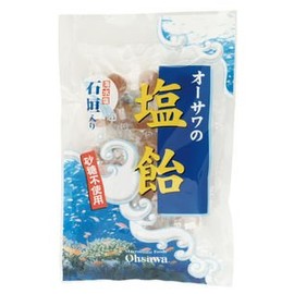 Osawa Salt Candy (with Ishigaki Salt) 2.8 oz (80 g) (Approx. 20 Tablets) x 6 Pieces