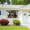 ANOMM 50 Anni Striscione di Compleanno, Compleanno Decorazioni-180 * 110