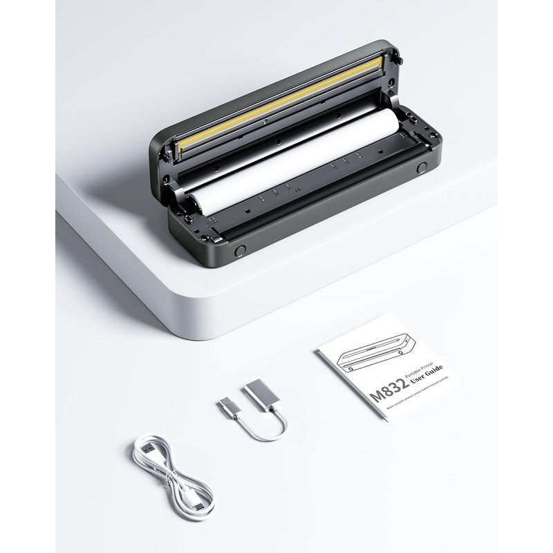 Phomemo Phomemo Portbale Printers Wireless for Travel, M832 Bluetooth Thermal