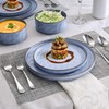 LIANYU 18 Pcs Dinnerware Sets for 6, Plates and Bowls