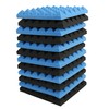 Aswalling Charcoal Acoustic Foam Tiles Soundproofing Foam Panels Studio Sound