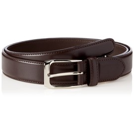 Prairie Ginza NB17910 Men's Cow Leather Business Belt, dark brown