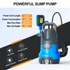 PANRANO Submersible Water Automatic Sump Pump 3/4HP Clean/Dirty Water Removal