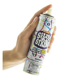 The Original Silly String! Silly String Party Pack, 12 pack, Assorted Colors, 3oz Large Can The Only REAL Party in a Can! Be Silly! Shoots over 15ft!