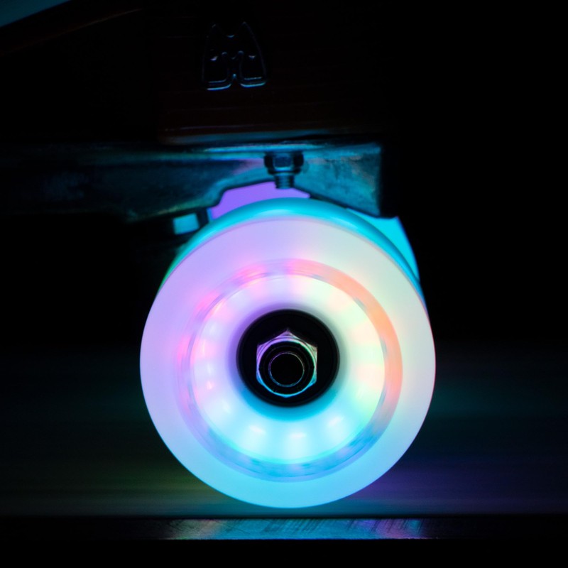 Moxi COSMO Glow Wheels, LED Light Up Outdoor Roller Skate