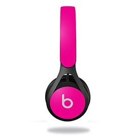 MightySkins Skin Compatible with Beats EP Headphones wrap Cover Sticker Skins Solid Hot Pink