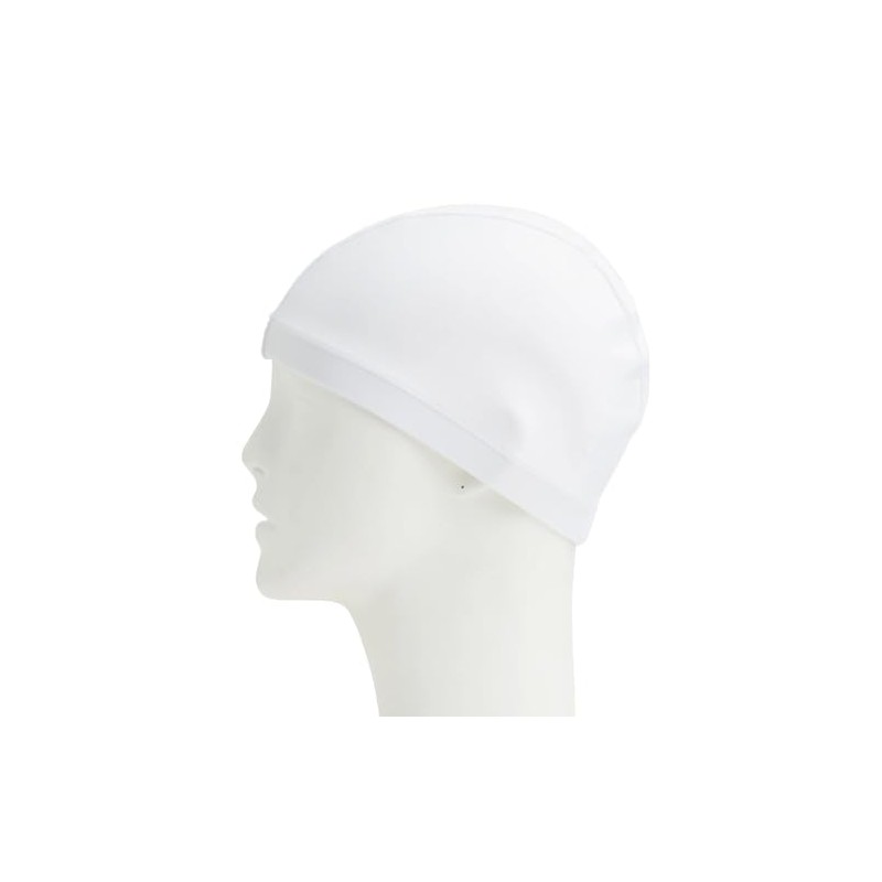 Speedo SE12070 Swim Cap, Tricot Cap, Unisex, White, Free