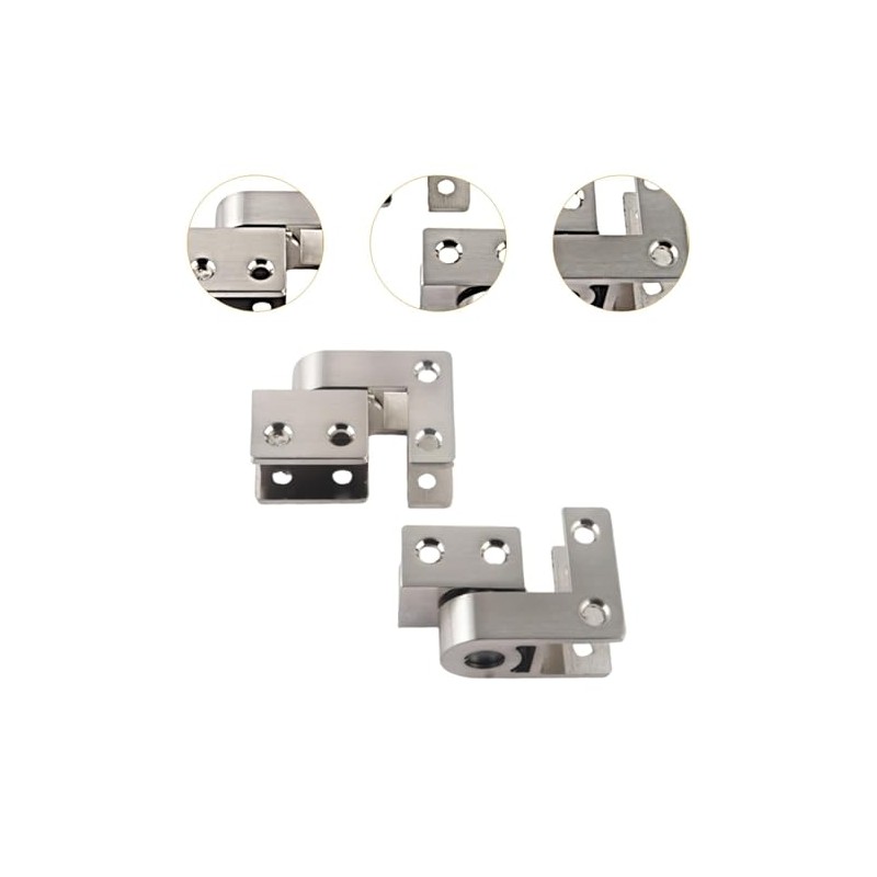 Fenteer Bisagras para mampara de Inodoro, bisagra de Puerta, Accesorio