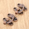 2Pcs Gift Box Fixed Hook Lock Buckle Drawers Hasp Antique