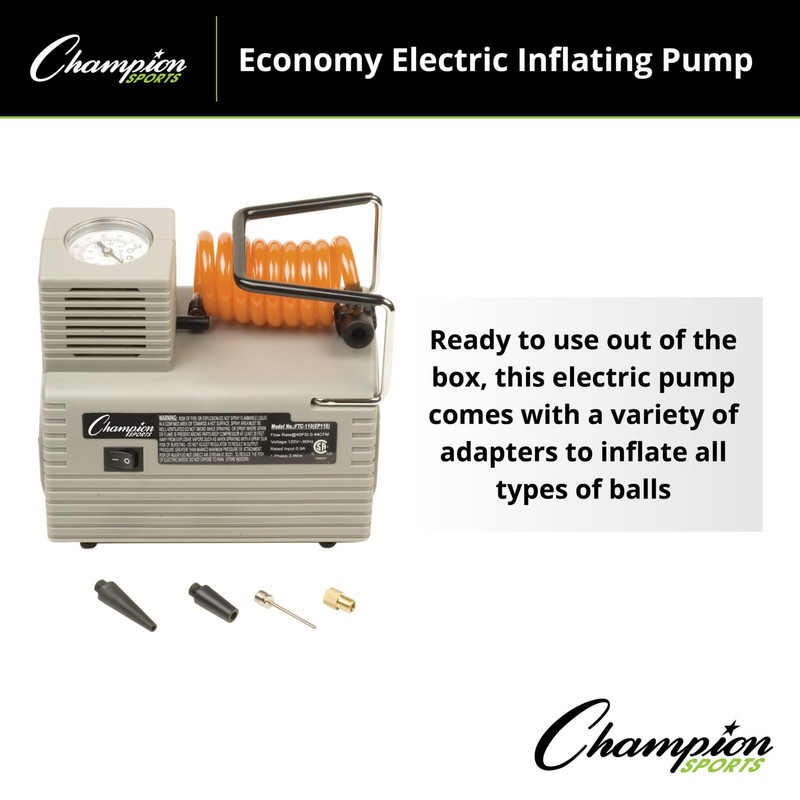 Champion Sports Economy Electric Inflating Air Pump