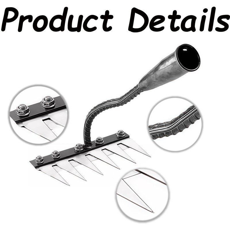 Heavy Duty Rake, Landscaping Rake, Suitable for horticulturists and friends