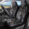 Fipuivrn Gray Wolf Pattern Car Seat Cover Full Set, Wear