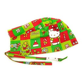 Scrub Hat Cartoon Characters Christmas Fabric Cap Do-Rag