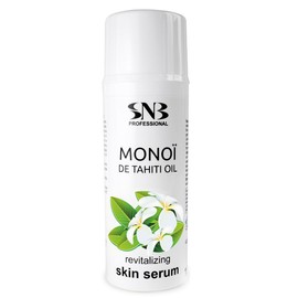 SNB Professional Revitalising Serum for Face, Hands and Body 100 ml with Monoi de Tahiti, Allantoin, Almond Oil, Vitamin E, Hyaluronic Acid, Skin Care and Face Serum, Face Serum