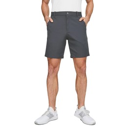 PUMA GOLF Mens Dealer 8 Shorts, Strong Gray, 33W X 8L US