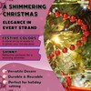 Christmas Bead Chain 10M, Luxury Plastic Garland, Xmas Tree Hanging