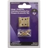 Hardware Essentials 851730 Light Narrow Door Hinges and Fixed Pin