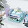 gianotter Desk Organizers and Accessories with File Holder, 4-Tier Desk