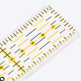 Prym Universal 3 x 15 cm Omnigrid Ruler, Plastic, Transparent