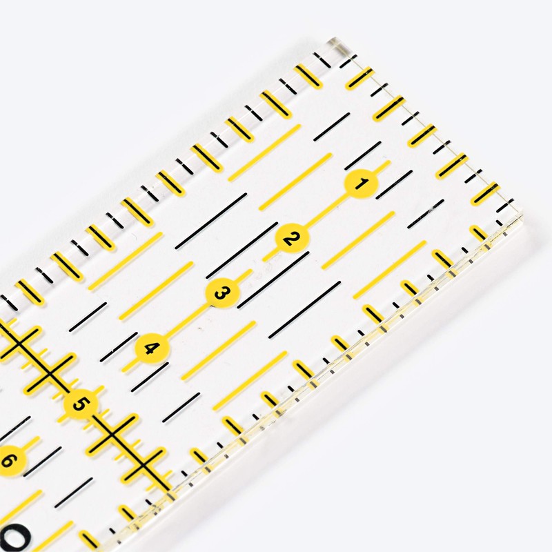 Prym Universal 3 x 15 cm Omnigrid Ruler, Plastic, Transparent