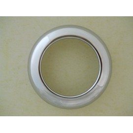 (10) 2" Chrome Twist On Bezels/Clean Look/No Screws/Fits 2" Round LED Lights