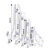 Boao 24 Pieces 3/4/5/6 Inch Plastic Easel Plate Holders to