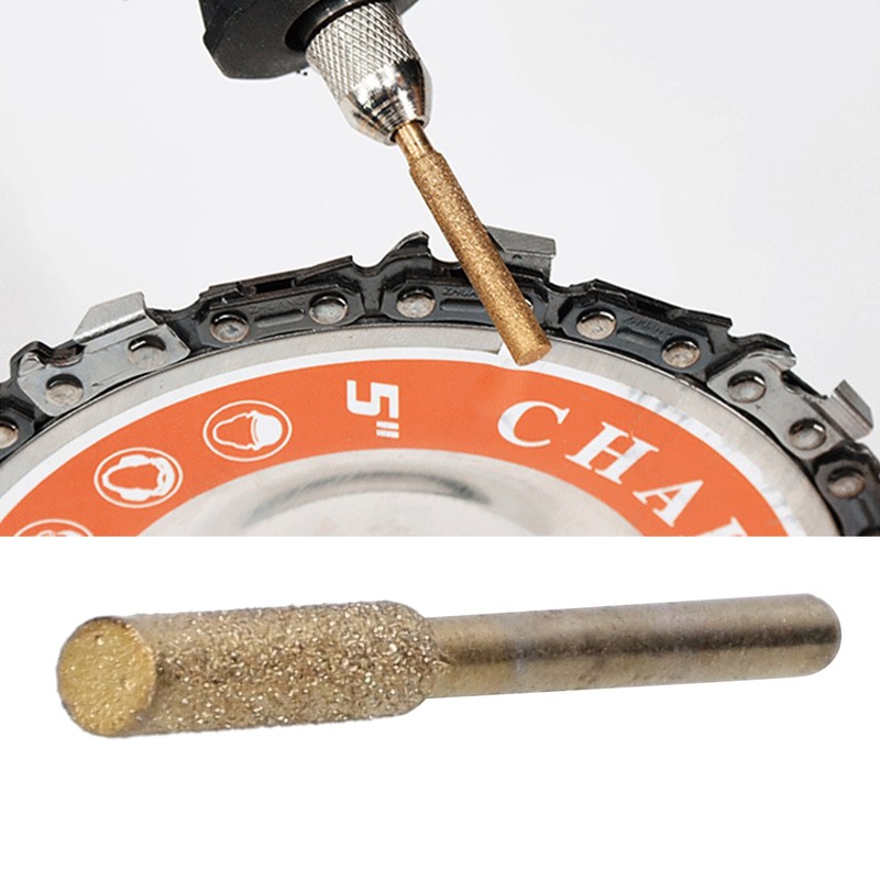 20Pcs Chainsaw Sharpener Burr Grinding Head Rotating File Sharpening Tool