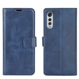 Flip Case for LG Velvet Wallet PU Leather Magnetic Protective Cellphone Case for Velvet 5G 4G LTE Folio Book Cover with Stand (Blue)