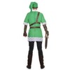 4 PC. Men's Big-Hearted Elf Costume Set (Large) Blue