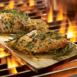 UTRUSTTO Cedar Wood Board for Grilling, Set of 6 Grill Boards, Smoking Boards Made of 100% Natural, for a Special Grill Taste