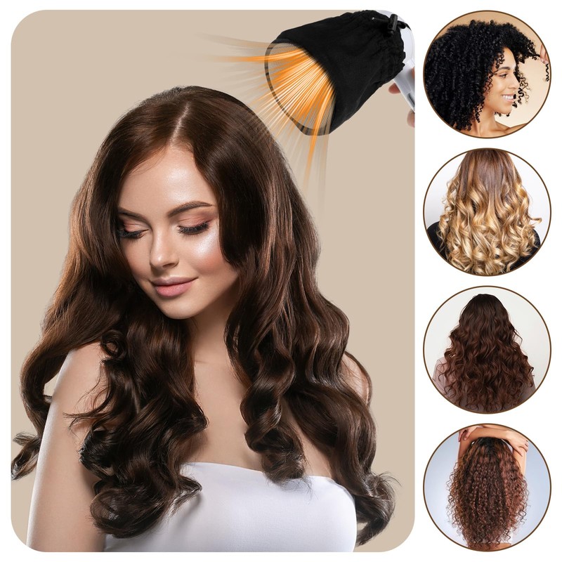 Universal Hair Dryer Diffuser Sock, Universal Difuser Cap for Hair