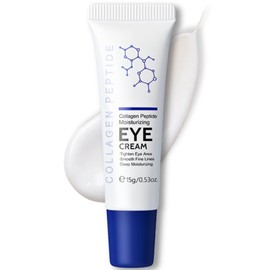 Moisturizing Collagen Peptides Eye Cream, Dark Circle Eye Cream, Anti Wrinkle Eye Cream With Hydrolyzed Collagen, To Reduce Puffiness, Crows Feet And Eye Bags Caffeine Eye Cream, All Skin Types