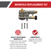 Simpson Cleaning 7108366 Manifold Replacement Kit for OEM Technologies 510020