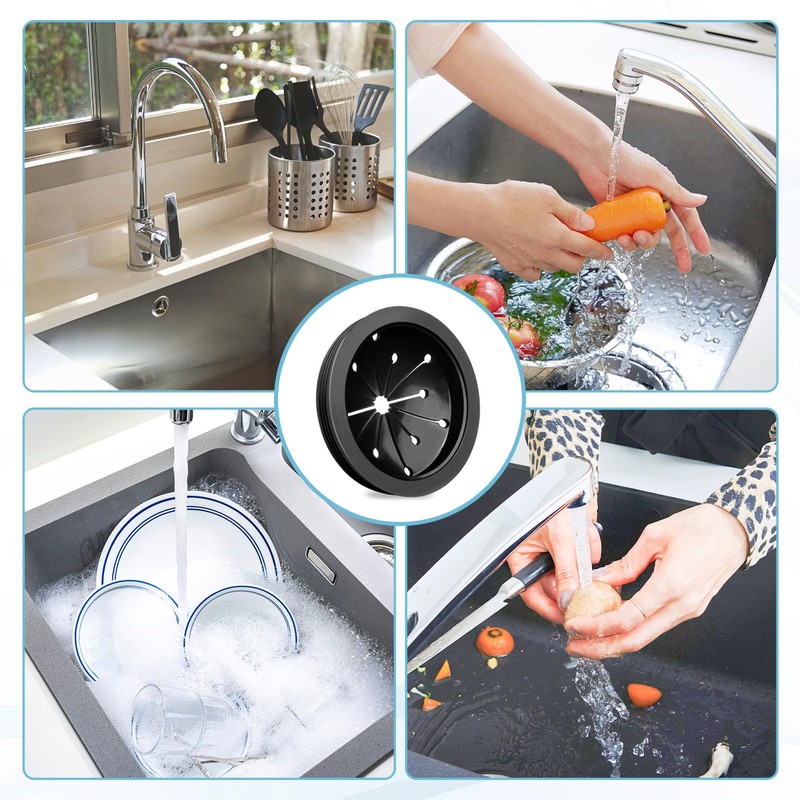 6 PCS Garbage Disposal Splash Guard, Garbage Disposal Cover, 3