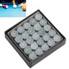 50PCS Billiard Cue Tips, LP Grade B Snooker Leather Heads