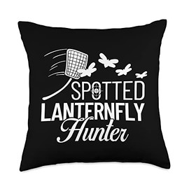 Spotted Lanternfly Trap Insect Spray Lantern Fly Throw Pillow