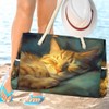 Cat Animal Beach Bag Large Sandproof Beach Tote Bag Durable