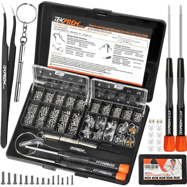 Magnetic Eyeglass Repair Tool Kit, Eye Glasses Repairing Screwdriver Set