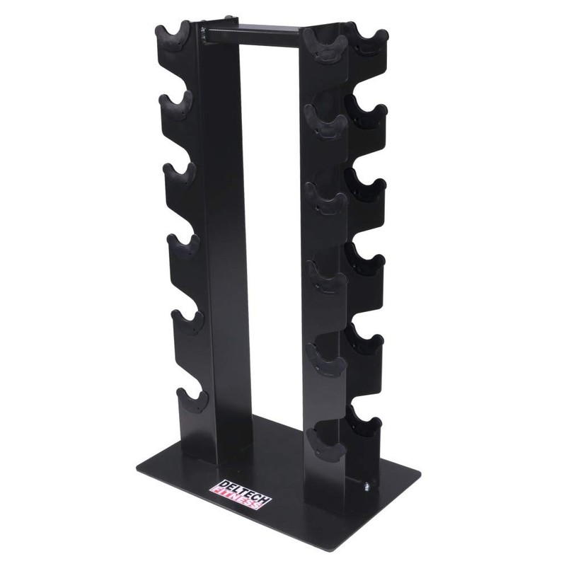 DF5100 6 Pair Vertical Dumbbell Rack by Deltech Fitness