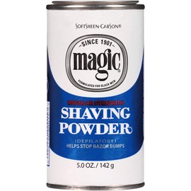 Magic Shaving Powder Blue Regular Strength 5 oz (Pack of 5)