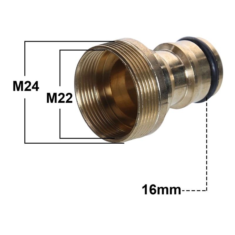 Starnearby Universal Tap Connector for Mixer Tap, Hose Adapter, Hose